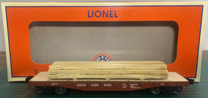 Lionel 6-82850 Milwaukee Rd Flat Car w/Load