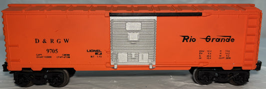 Lionel Modern 9705 Denver and Rio Grande Western Boxcar