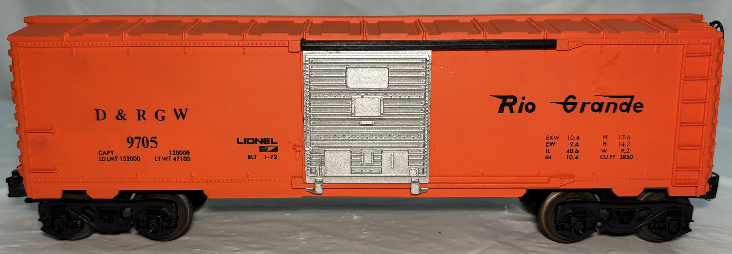 Lionel Modern 9705 Denver and Rio Grande Western Boxcar
