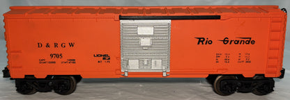 Lionel Modern 9705 Denver and Rio Grande Western Boxcar