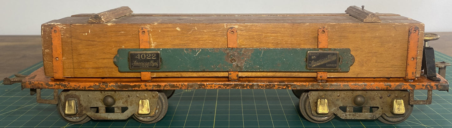 American Flyer Pre War Lumbert Car 4022