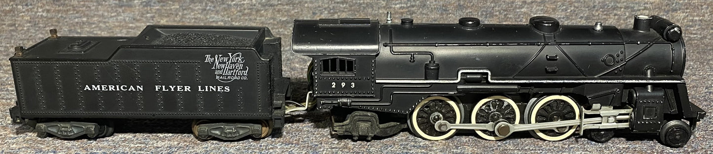 American Flyer #293 Steam Locomotive and Tender