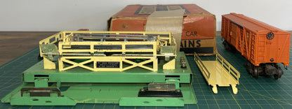 Lionel Post War 3656 Operating Cattle Car