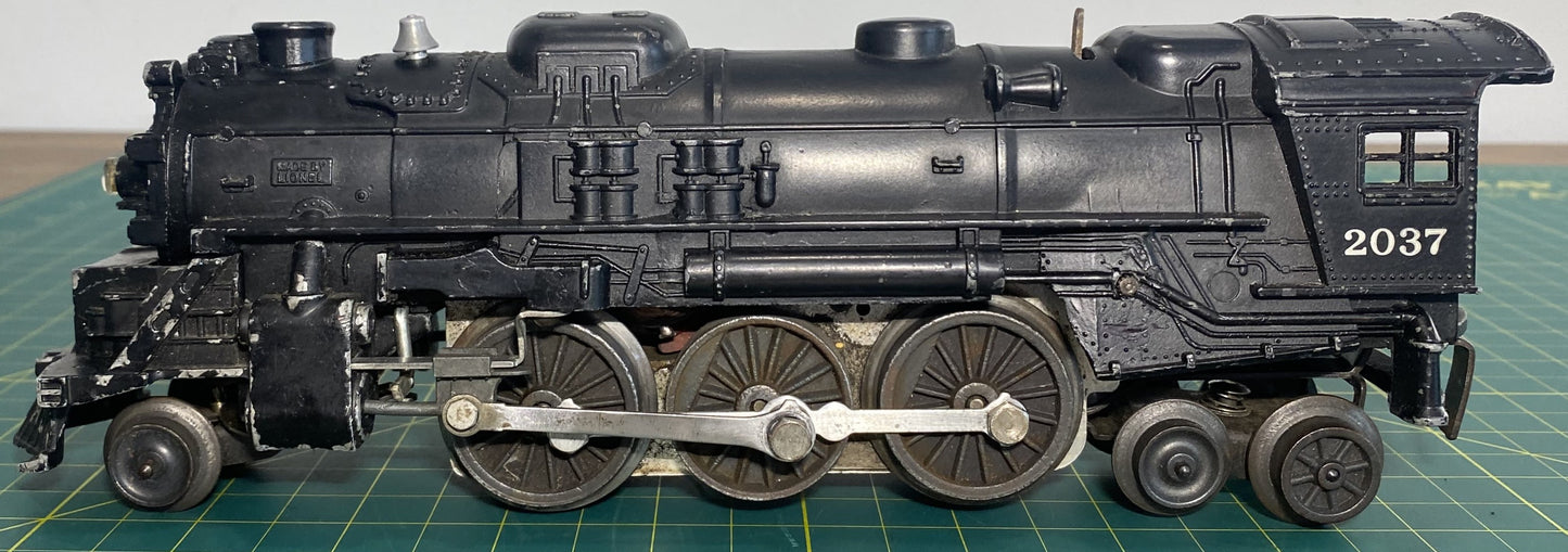 Lionel Post War Steam Locomotive 2037 W/out Tender