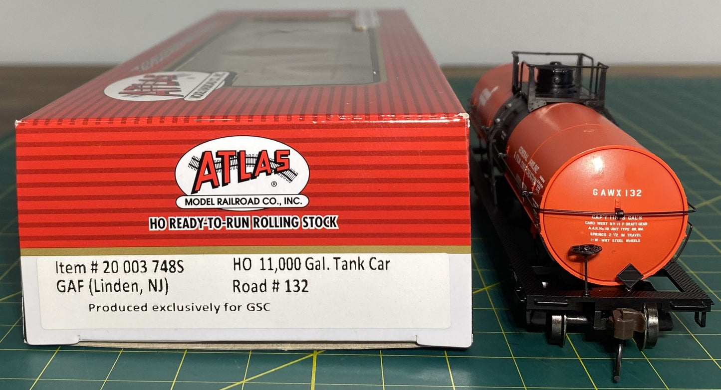 Atlas 20 003 748S 11,000-Gal Tank Car GAF