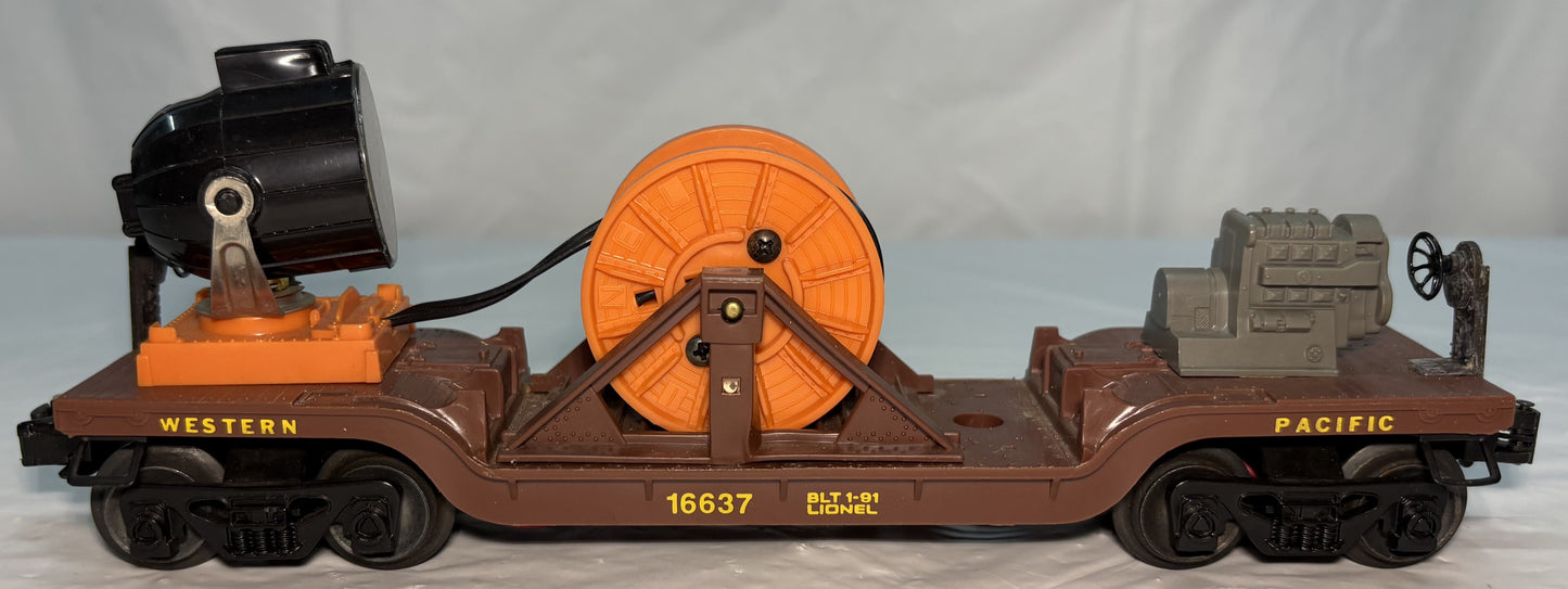 Lionel 16637 Western Pacific Extension Searchlight Car