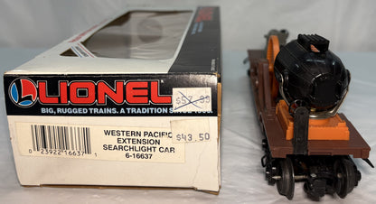 Lionel 16637 Western Pacific Extension Searchlight Car