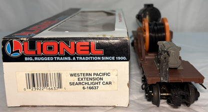 Lionel 16637 Western Pacific Extension Searchlight Car