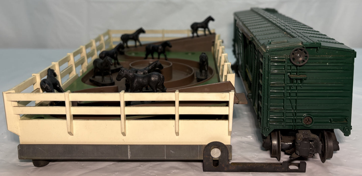 Lionel Post War 3356 Santa Fe Horse Express & Corral