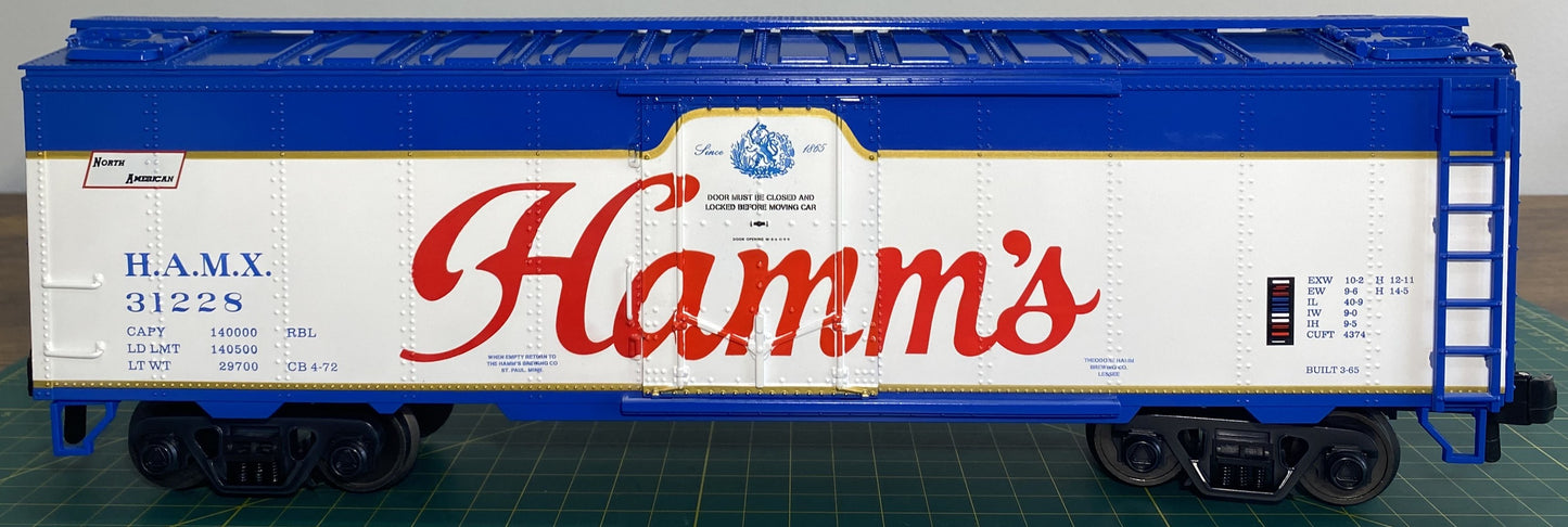 Rail King 70-78046 Hamm’s 40’ Reefer Car