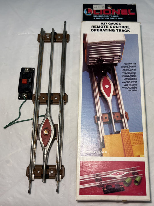Lionel 6-5149 O27 O Gauge Remote Control Uncoupler Track