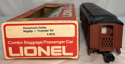 Lionel 9510 Pennsylvania Mail Combo Baggage/Passenger Car
