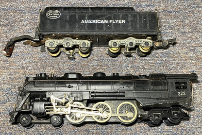 American Flyer #322 Steam Locomotive and Tender