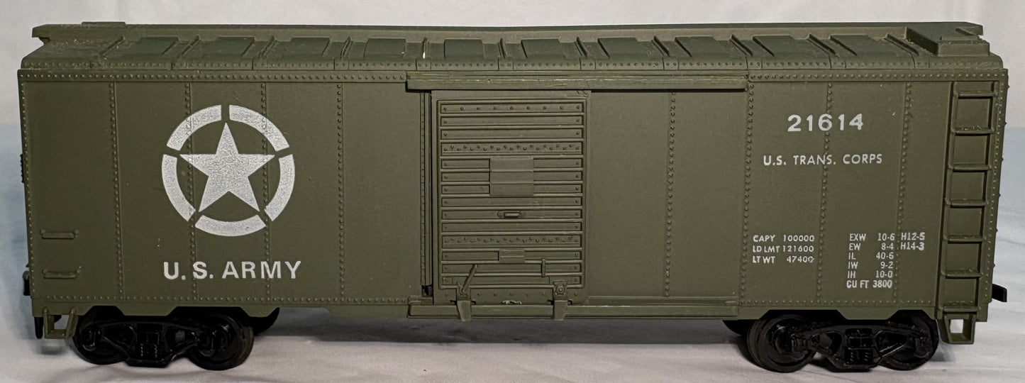 Cox 6120-7 U.S. Army 40’ Box Car