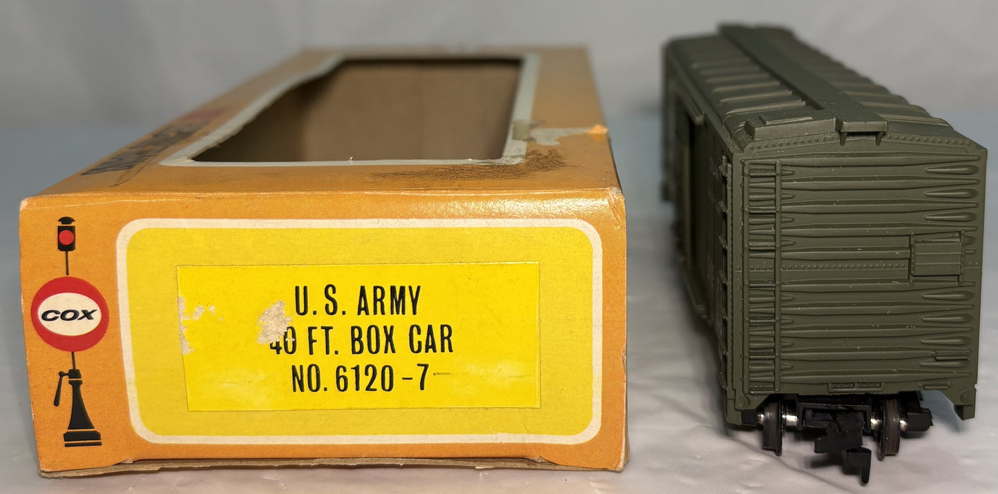 Cox 6120-7 U.S. Army 40’ Box Car