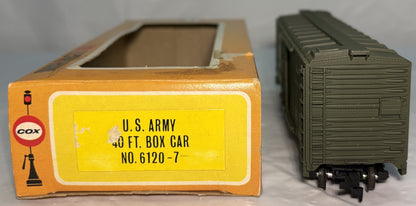 Cox 6120-7 U.S. Army 40’ Box Car