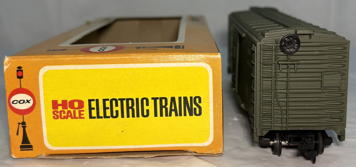 Cox 6120-7 U.S. Army 40’ Box Car