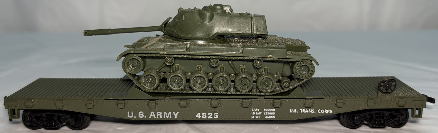 Cox 6150-8 U.S. Army Flat Car w/Tank