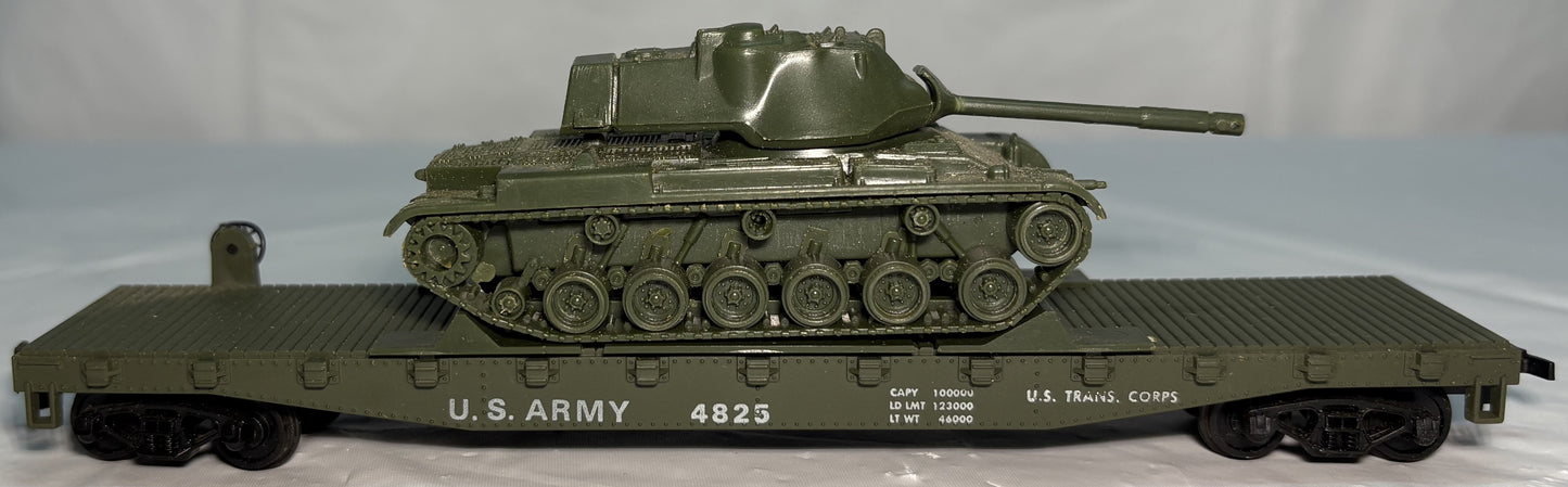Cox 6150-8 U.S. Army Flat Car w/Tank