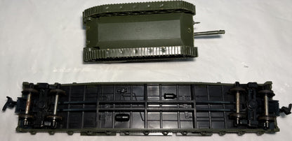 Cox 6150-8 U.S. Army Flat Car w/Tank