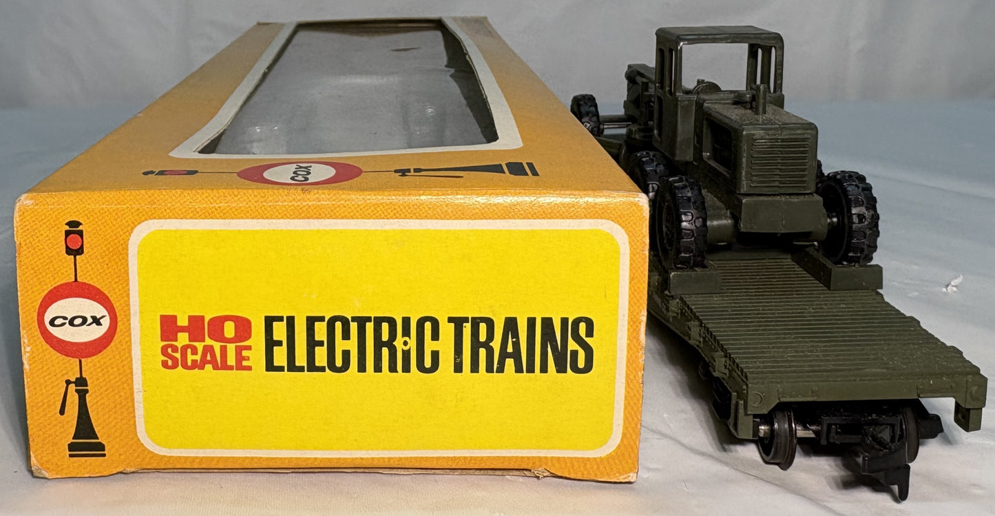 Cox 6150-7 U.S. Army Flat Car w/Grader