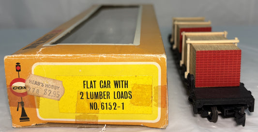 Cox 6152-1 Flat Car w/Lumber Loads