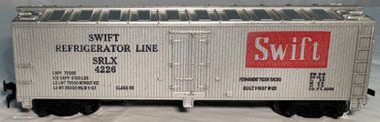 Tyco 4226 Swift Refrigerator Line Silver Box Car SRLX 422
