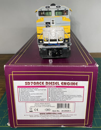 MTH Premier 20-20429-1 Electro Motive SD70ACe Diesel Engine w/Proto-Sound 3.0