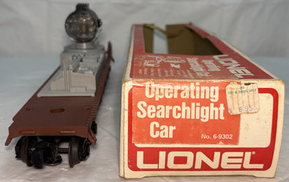 Lionel 9302 Louisville Nashville Lighted Searchlight Car