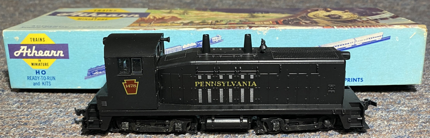 Athearn Sw1500 Powered Pennsylvania RR Cow #4008