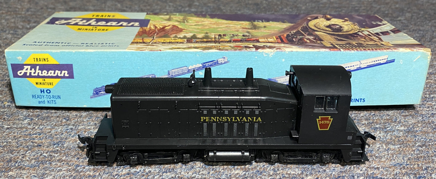 Athearn Sw1500 Powered Pennsylvania RR Cow #4008