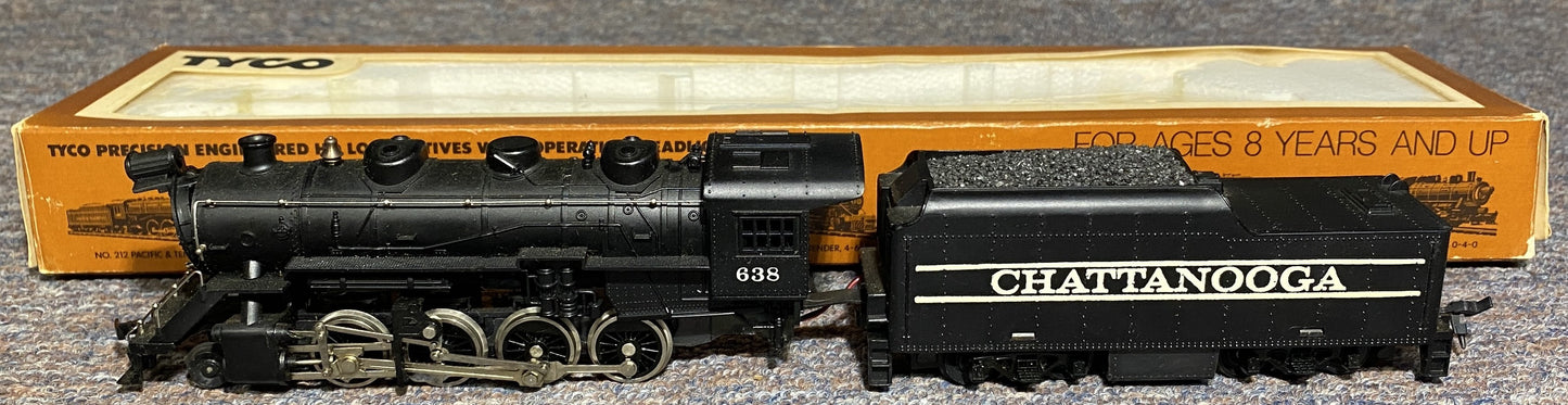 TYCO #638 Steam Locomotive Chattanooga #638