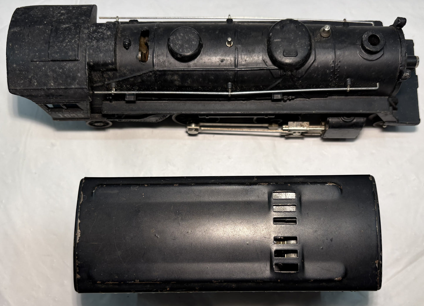 Lionel Post War 1655 Steam Locomotive with 6654W Whistling Tender