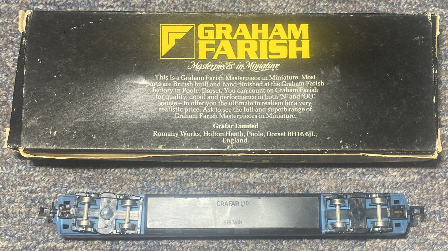 Graham Farish #0725 BR 75ft Mk III Bogie Coach (TS) Blue/Grey