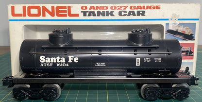 Lionel 6-16104 Santa Fe 2-Dome Tank Car