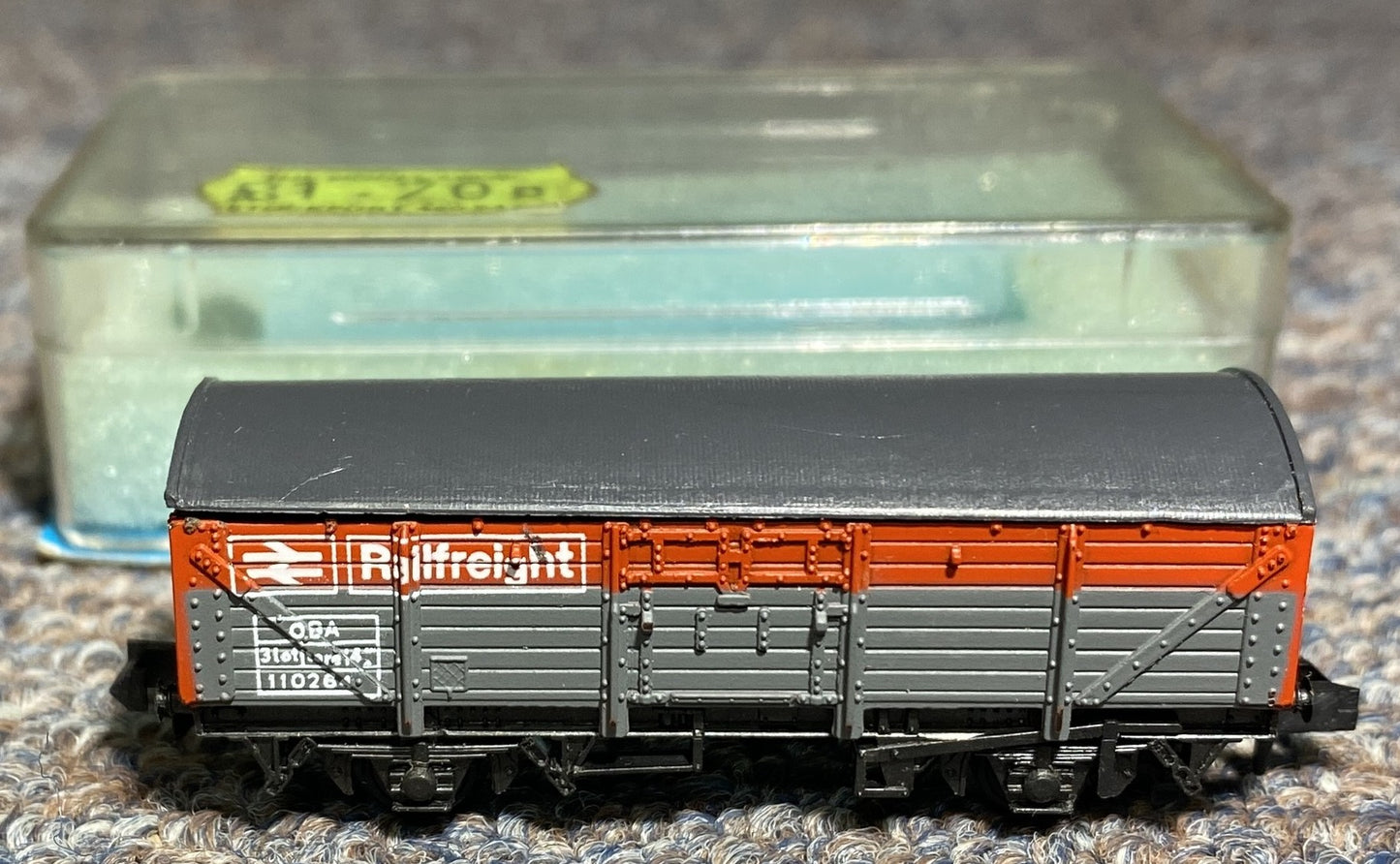 Peco NR-11R - N Gauge Open Wagon Railfreight Red & Grey