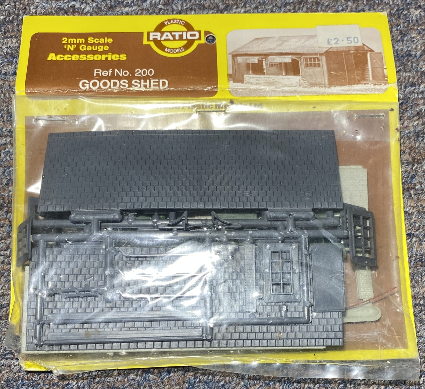 Ratio Plastic Models Goods Shed Ref No.200 'N' Gauge Model Railways