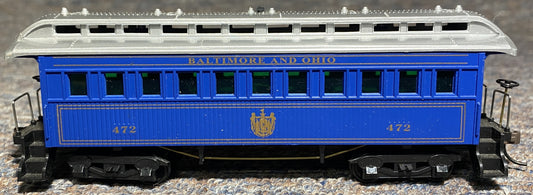 Tyco/Mantua HO Scale Baltimore and Ohio Passenger Car 472