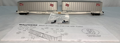 Walthers 932-3920 Mark III Flexi-Van Flatcar w/Two Trailers