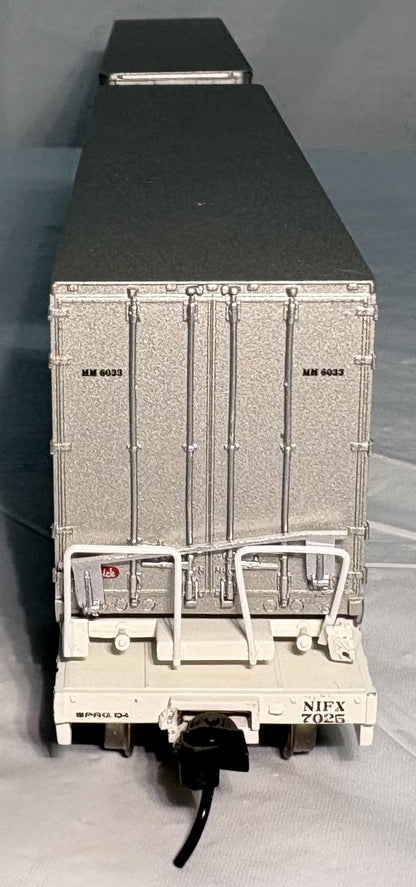 Walthers 932-3920 Mark III Flexi-Van Flatcar w/Two Trailers