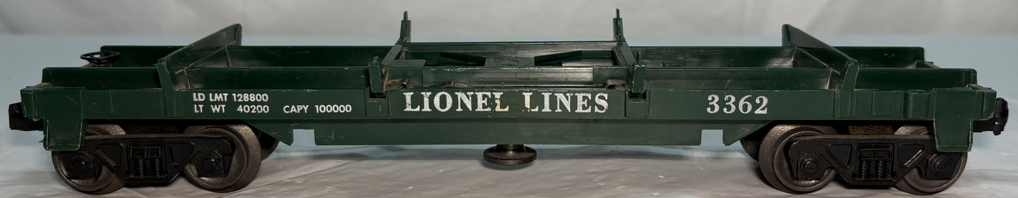 Lionel 3362 Helium Tank Flat Car