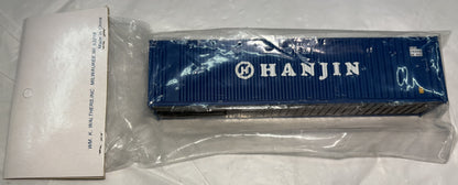 Walthers 949-8208 SceneMaster 40' Hi-Cube Corrugated Container w/Flat Roof-Hanjin