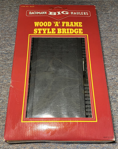 Bachmann #96229 Big Haulers Wood 'A' Frame Style Bridge