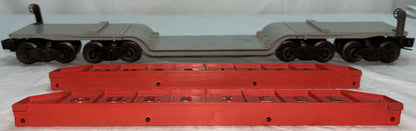 Lionel Post War 6418 Machinery Flatcar