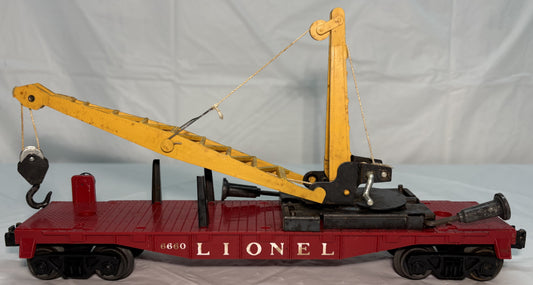 Lionel Post War 6660 Boom Crane Car