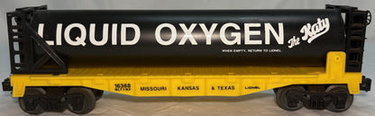 Lionel 16368 MKT Liquified Oxygen Flatcar Missouri Kansas Texas Katy