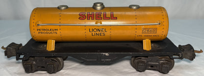 Lionel Pre War 2680 Shell Tank Car