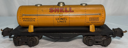 Lionel Pre War 2680 Shell Tank Car