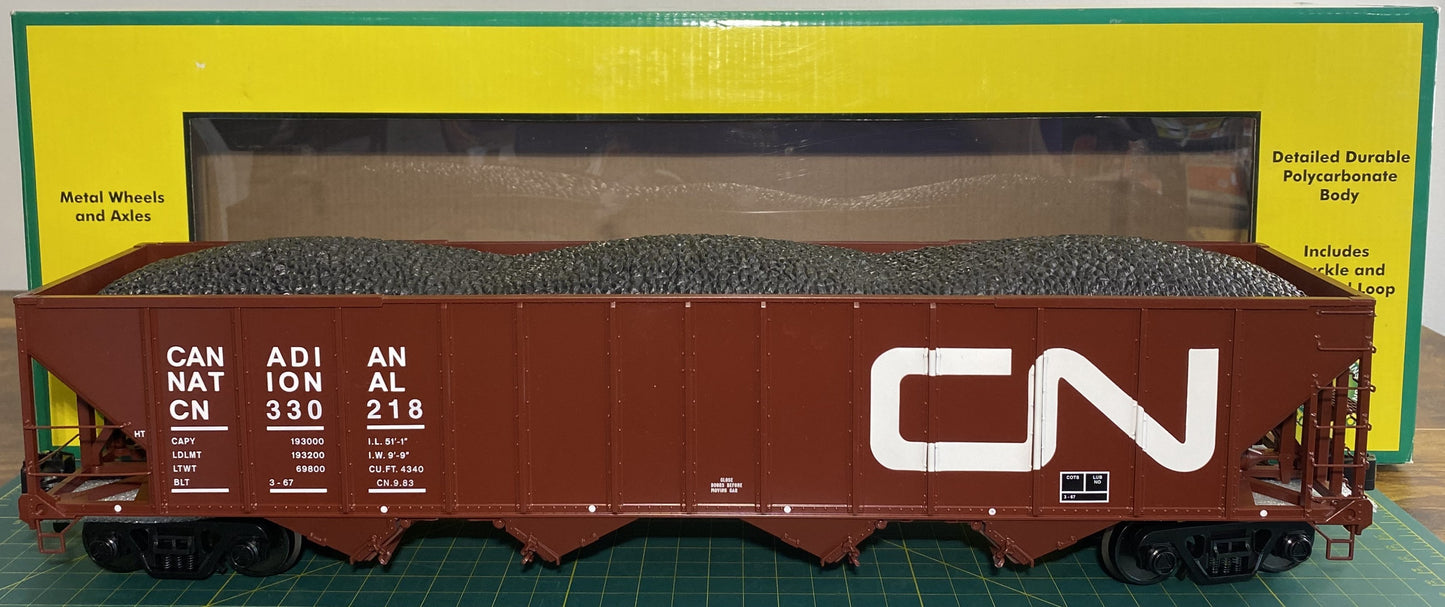 MTH Rail King 70-75068 Canadian National One Gauge 4-Bay Hopper Car
