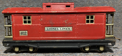 Lionel Pre War #817 Red Caboose